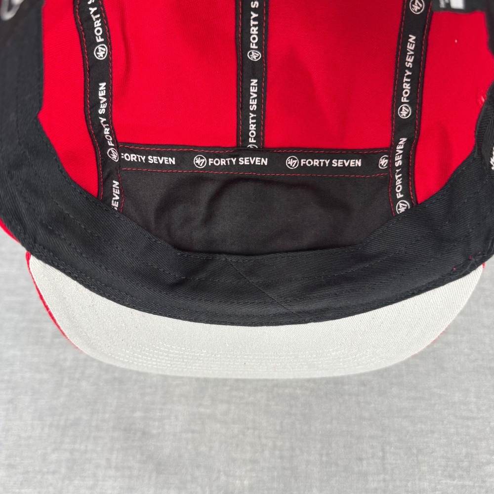 Chicago Bulls 5-Panel Hat Red '47 Strapback Global Artist Project Pete Fowler - Picture 8 of 10